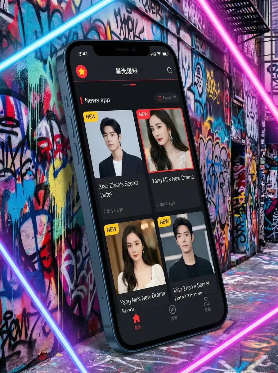 幕后玩家 粤语 APP界面展示 - 掌上吃瓜神器